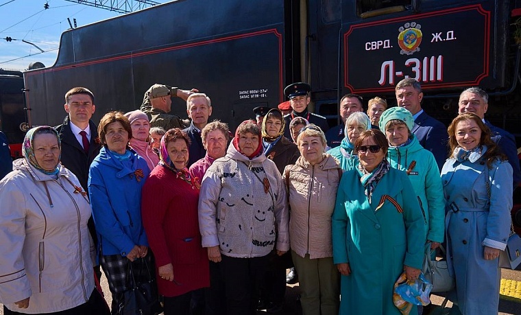 В Тюмень прибыл "Эшелон Победы"