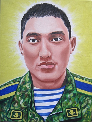 Портрет тюменского героя написала художница с мировой известностью