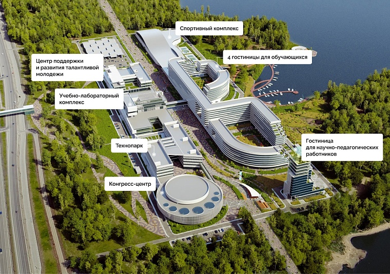 Макет Тюменского кампуса. Источник: официальный паблик vk.com/tyumen_campus