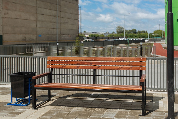 Строительство жилого комплекса с высоты птичьего полета