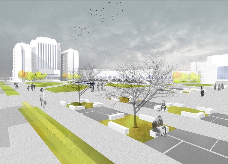 Качели, подземное движение и бесконечные скверы: какой видят ул. Ленина архитекторы