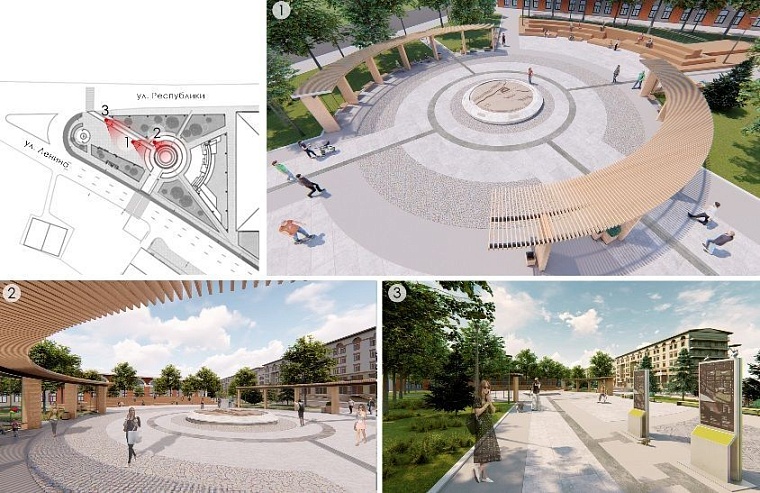 Качели, подземное движение и бесконечные скверы: какой видят ул. Ленина архитекторы