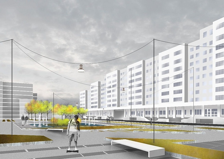 Качели, подземное движение и бесконечные скверы: какой видят ул. Ленина архитекторы