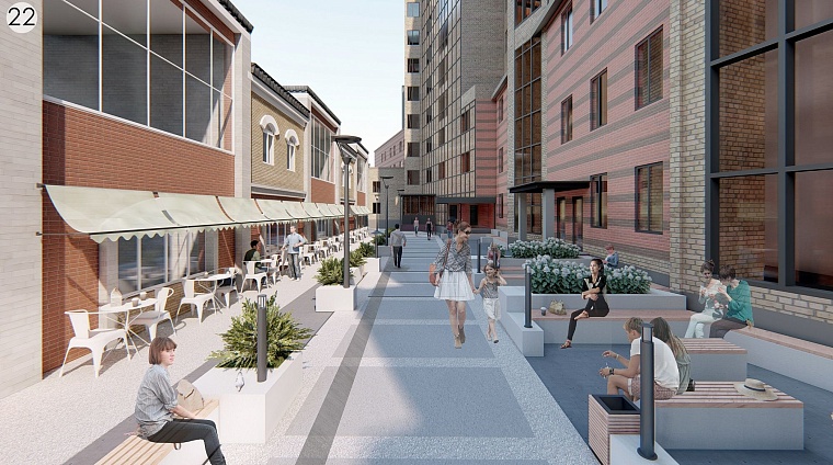 Качели, подземное движение и бесконечные скверы: какой видят ул. Ленина архитекторы