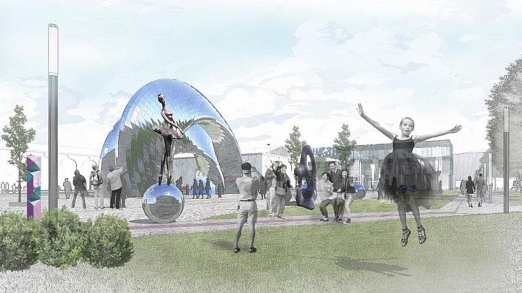 Качели, подземное движение и бесконечные скверы: какой видят ул. Ленина архитекторы