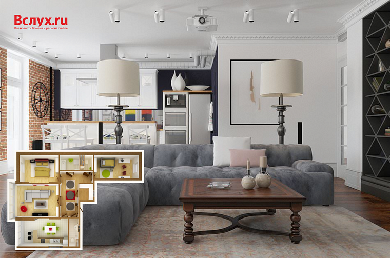 Самые дешевые трехкомнатные квартиры Тюмени