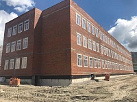В Тюмени продолжают строительство школы на улице Менделеева