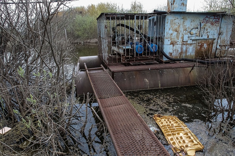 Тюменский полуостров ДОК в воде