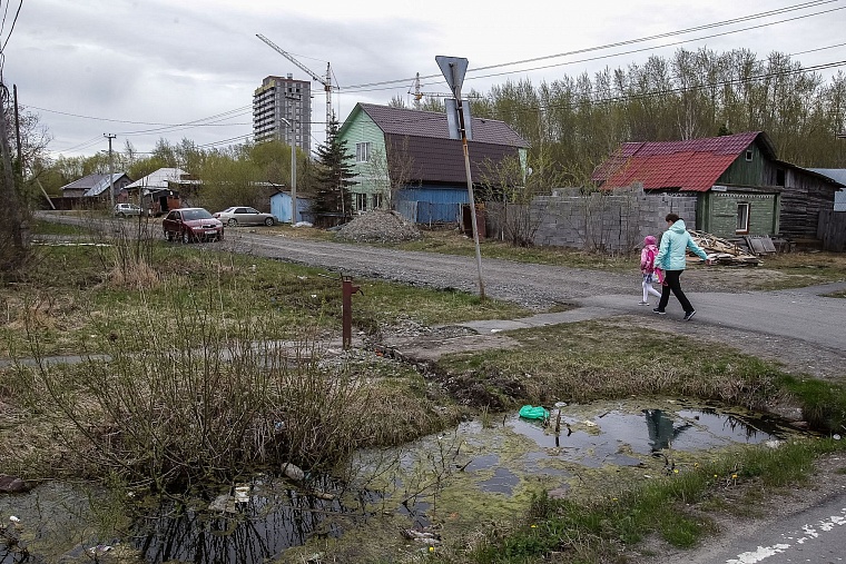 Тюменский полуостров ДОК в воде