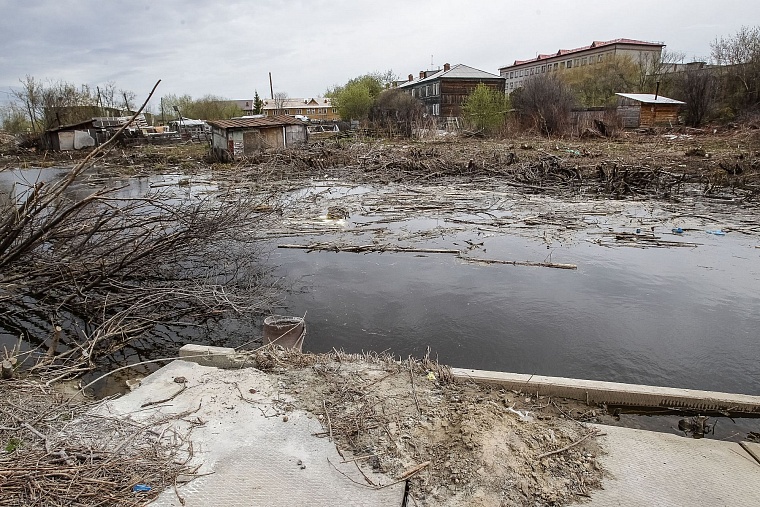Тюменский полуостров ДОК в воде