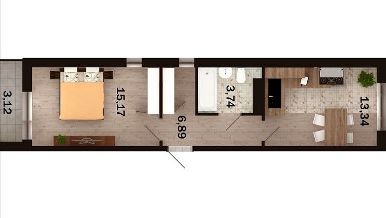 Самые дешевые однокомнатные квартиры в новостройках Тюмени