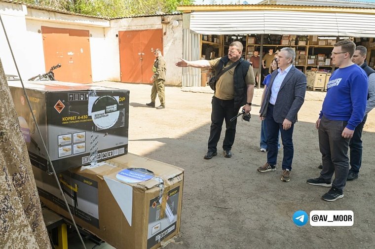 Александр Моор посетил Луганскую народную республику