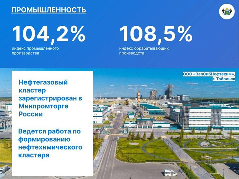 В Тюменской области формируется нефтехимический кластер