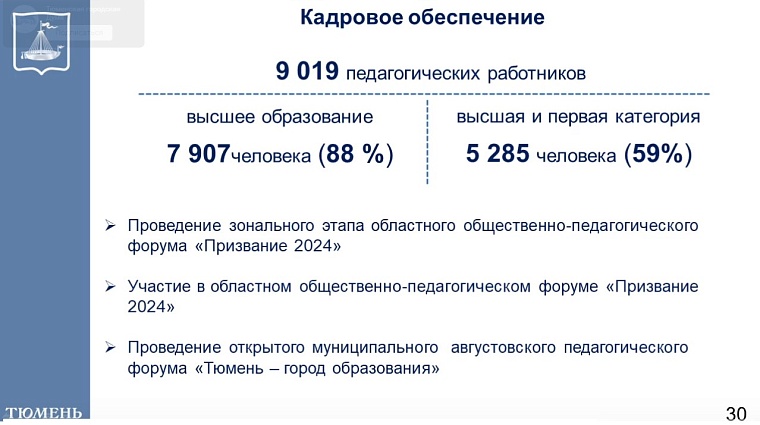 Депутаты гордумы оценили подготовку школ и детсадов Тюмени к началу учебного года