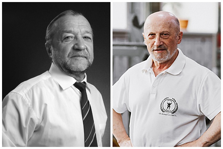 Леонид Окунев и Евгений Колтун. Фото: angagement.info и antey-tyumen.ru