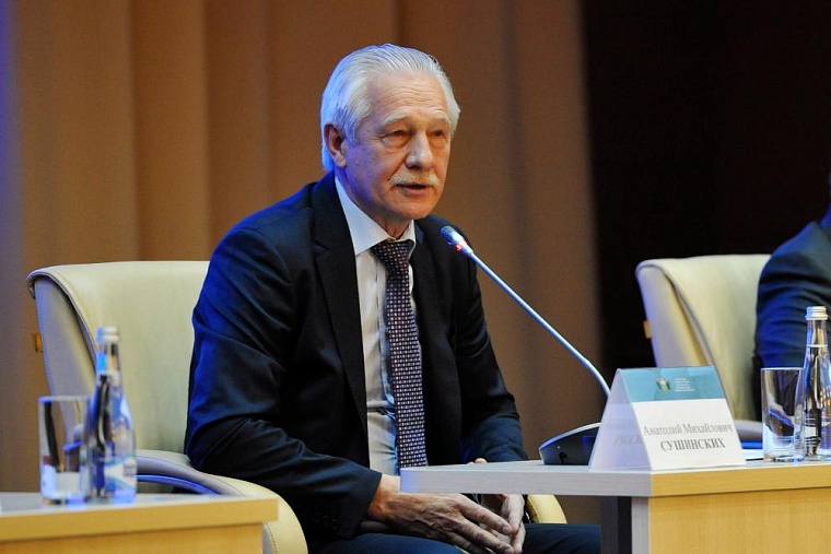 Евгений Заболотный поздравил Анатолия Сушинских с юбилеем