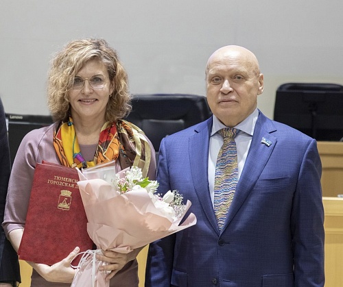 Председатель гордумы Евгений Заболотный поздравил депутата Наталию Путину с важным назначением