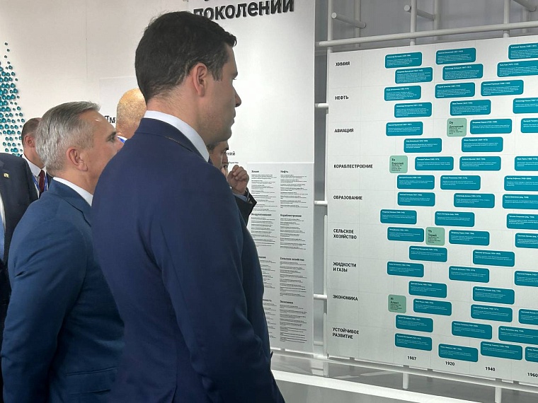 Делегация министров и губернаторов «тюменской матрешки» ознакомилась с выставкой TNF-2024