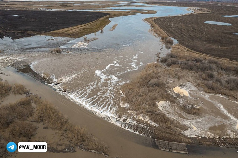 Александр Моор: За сутки уровень реки Ишим поднялся более, чем на 3 метра