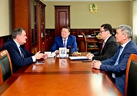 Аким Северо-Казахстанской области встретился с тюменским консулом