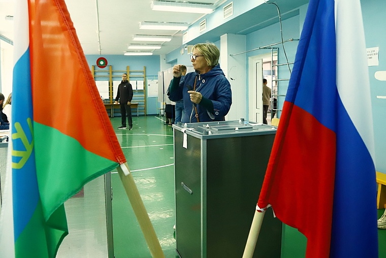 По предварительным подсчетам явка на выборах в Тюменской области превышает 48%