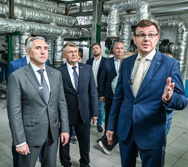 Губернатор Александр Моор оценил модернизацию муниципальной системы теплоснабжения в Ярковском районе