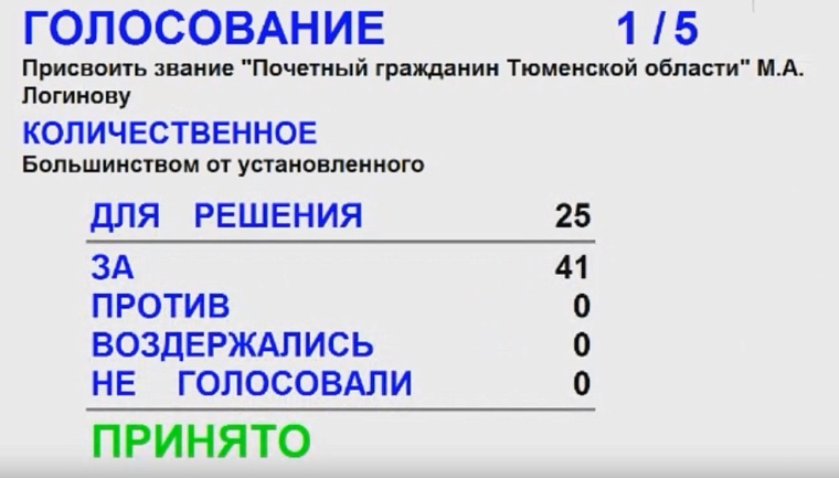 Новыми почетными гражданами Тюменской области стали военный Михаил Логинов и врач Альберт Суфианов