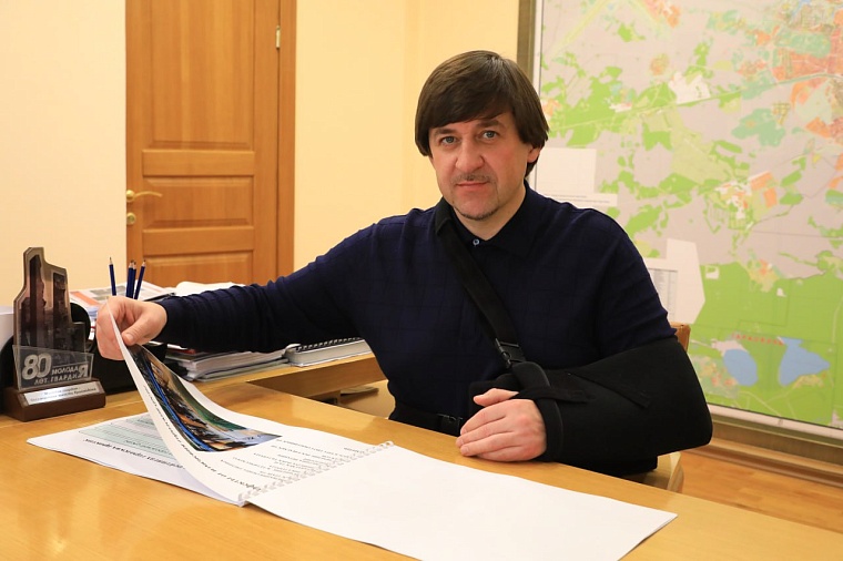 Глава Тюмени Максим Афанасьев получил травму во время лыжных гонок