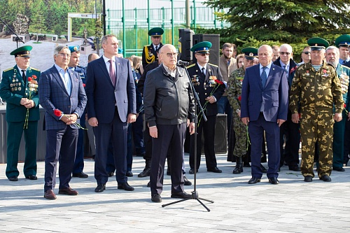 Евгений Заболотный на открытии парка Пограничников: Победа будет за нами