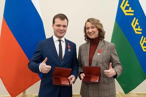 Ирина Широкова и Станислав Логинов удостоены медалей ордена "За заслуги перед Отечеством"