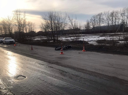 На дорогах Тюменской области в выходные произошло две аварии с участием мотоциклов