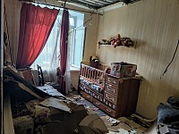 В Тюмени залило кипятком аварийный дом на Орджоникидзе