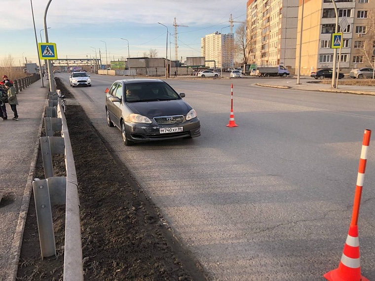 Тюменские автоинспекторы зафиксировали первое в 2025 году ДТП с ребенком-велосипедистом