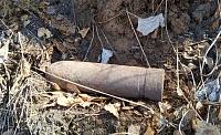 В Тюменской области нашли и уничтожили два боевых снаряда
