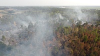 Торфяной пожар за ТЭЦ-2 под Тюменью планируют тушить с вертолета