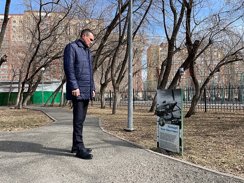 В Тюмени неизвестные вандалы испортили экспозицию о героях Великой Отечественной войны