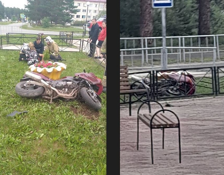 Под Тюменью произошло очередное ДТП с мотоциклистом