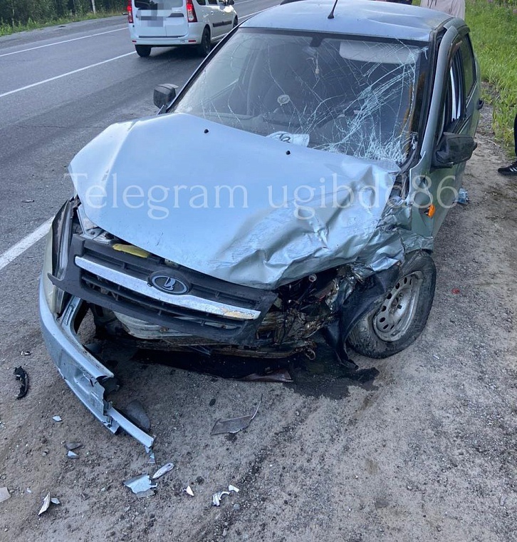 На трассе Тюмень - Тобольск - Ханты-Мансийск ночью столкнулись три автомобиля