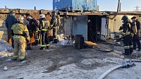 После пожара в гараже спасатели обнаружили тело мужчины