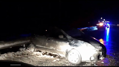 На трассе Тюмень - ХМАО в результате двойного ДТП погиб человек