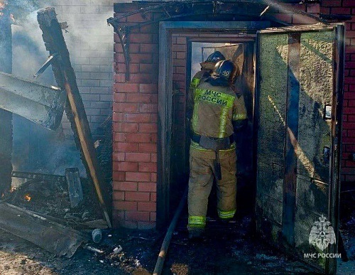 В Ишимском районе при пожаре погиб человек