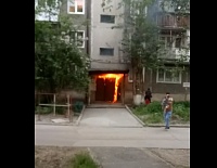 Юная тюменка выпрыгнула из окна во время пожара на улице Котовского