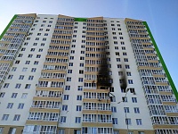 Квартира в ЖК "Зелёный Мыс" загорелась во время ремонта