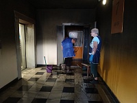 Квартира в ЖК "Зелёный Мыс" загорелась во время ремонта