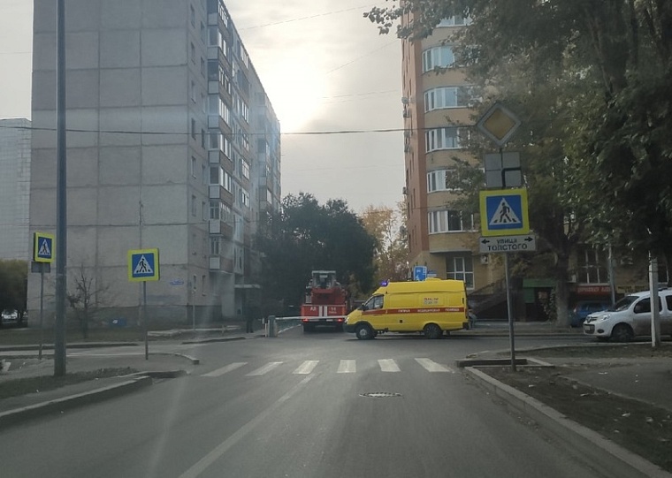 В квартире на улице Льва Толстого, 9 загорелась кухня