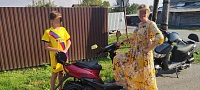 В Кулаково сотрудники ГИБДД задержали 12-летних скутеристов