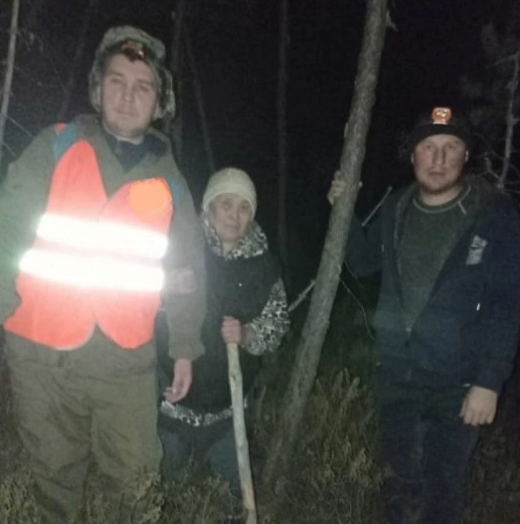 Под Тобольском ночью искали заблудившуюся пенсионерку