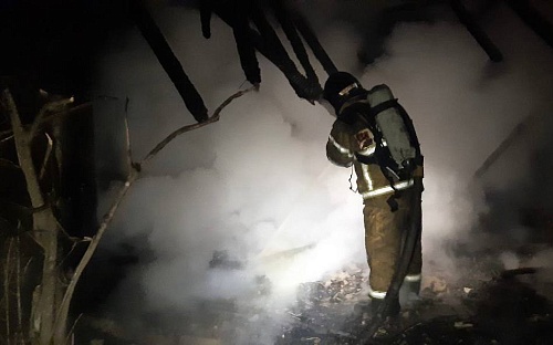 Во время пожара в Голышмановском районе погиб человек