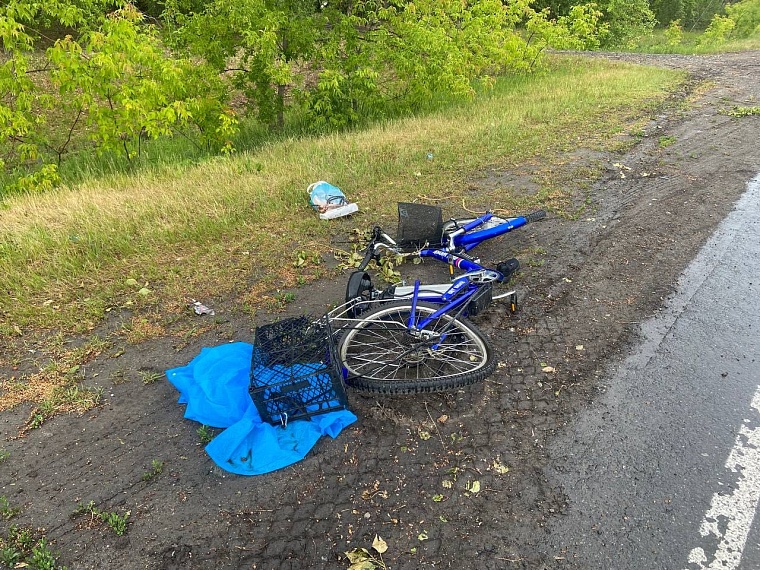 В Ишимском районе велосипедистка спровоцировала ДТП и погибла под колёсами