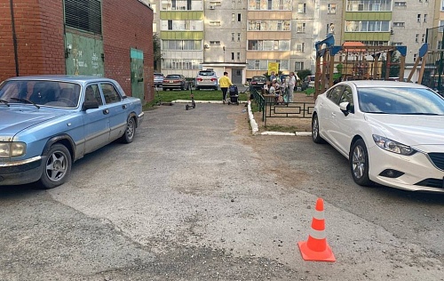 Летом в Тюменской области увеличилось количество ДТП с детьми во дворах